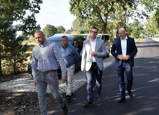 Odbiór przebudowanej drogi