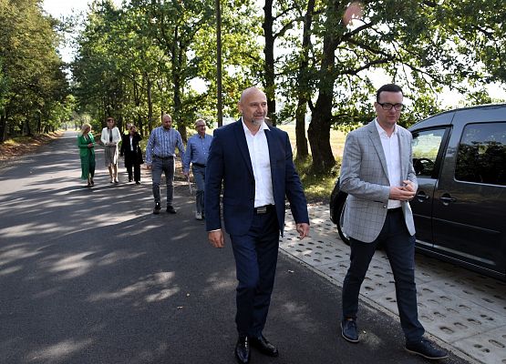 Odbiór przebudowanej drogi