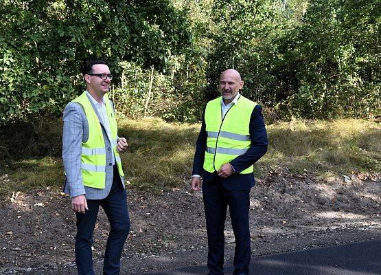 Odbiór przebudowanej drogi