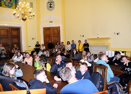 Uczniowe w lęborskim
