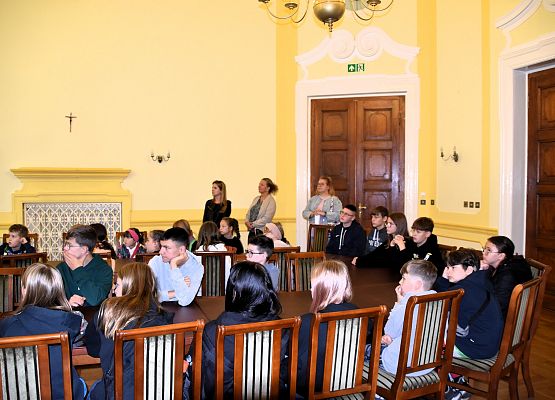 Uczniowe w lęborskim