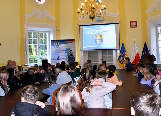 Uczniowe w lęborskim
