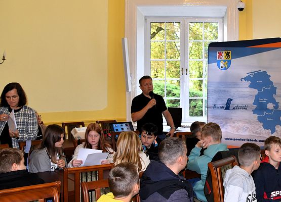 Uczniowe w lęborskim