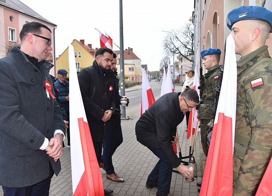 Składanie kwaitów pod tablicą