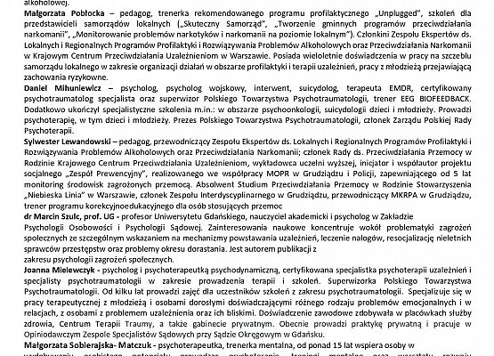 Informacja o prelegentach