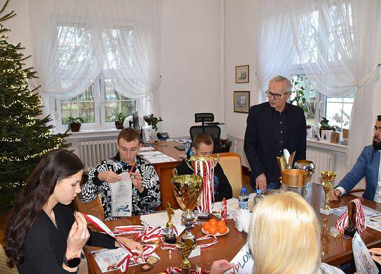 Spotkanie starosty ze