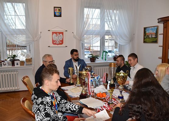 Spotkanie starosty ze