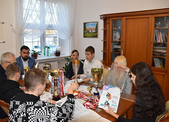 Spotkanie starosty ze