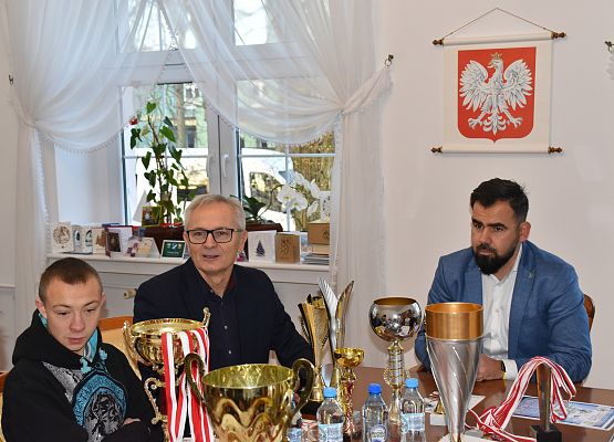 Spotkanie starosty ze