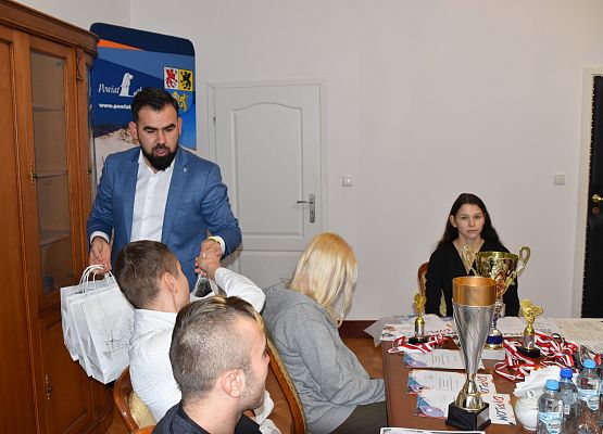 Spotkanie starosty ze