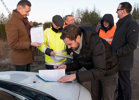 Przebudowa drogi w kierunku