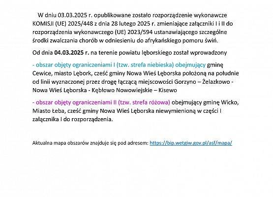 Komunikat Powiatowego Lekarza