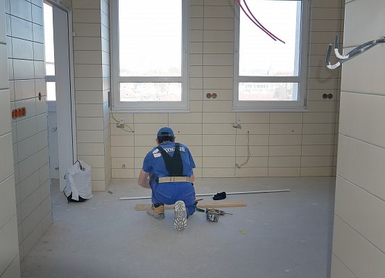 Starosta wizytuje postęp prac