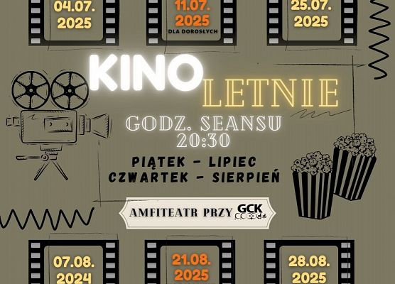 Kino letnie w GCK Cewice