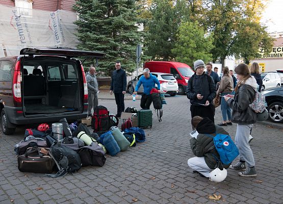 Start do "Rajdu Pamięci