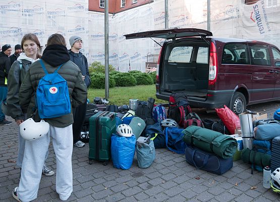 Start do "Rajdu Pamięci