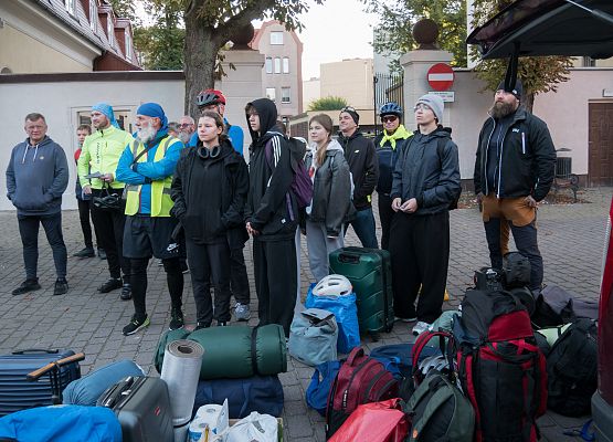 Start do "Rajdu Pamięci