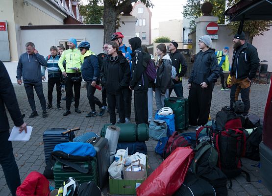 Start do "Rajdu Pamięci