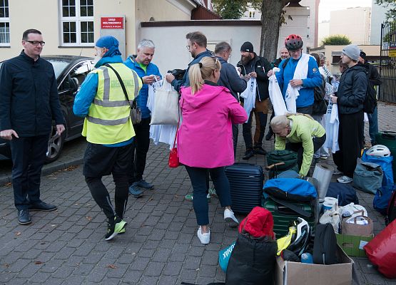 Start do "Rajdu Pamięci