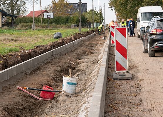 Prace budowlane na DP 1312G w