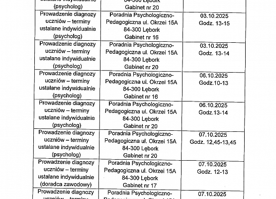 Harmonogram wsparcia str. 6