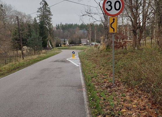 Oznakowanie w m. Unieszynko