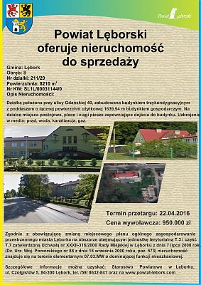 Ogłoszenie o sprzedaży i