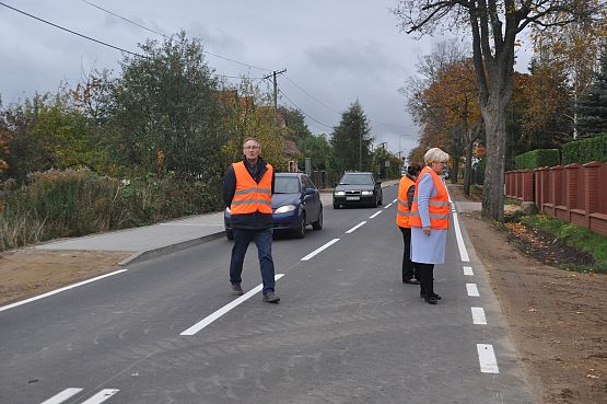Nowa nawierzchnia drogi nr