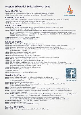 Lęborskie Dni Jakubowe już w