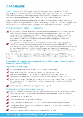 Czyste powietrze - zdrowy