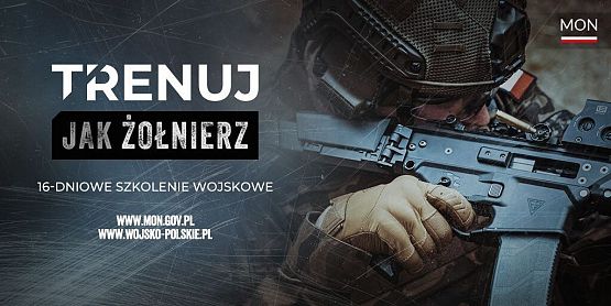Trenuj jak żołnierz baner
