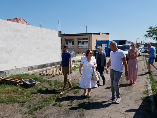 Starosta odwiedziła plac