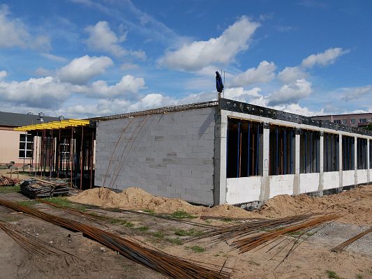 Wizyta na budowie Branżowego