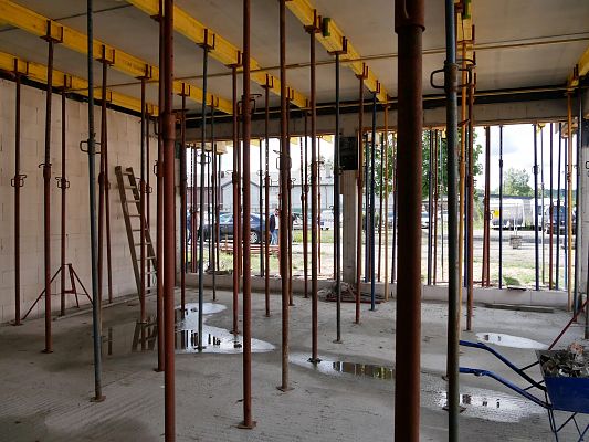 Wizyta na budowie Branżowego